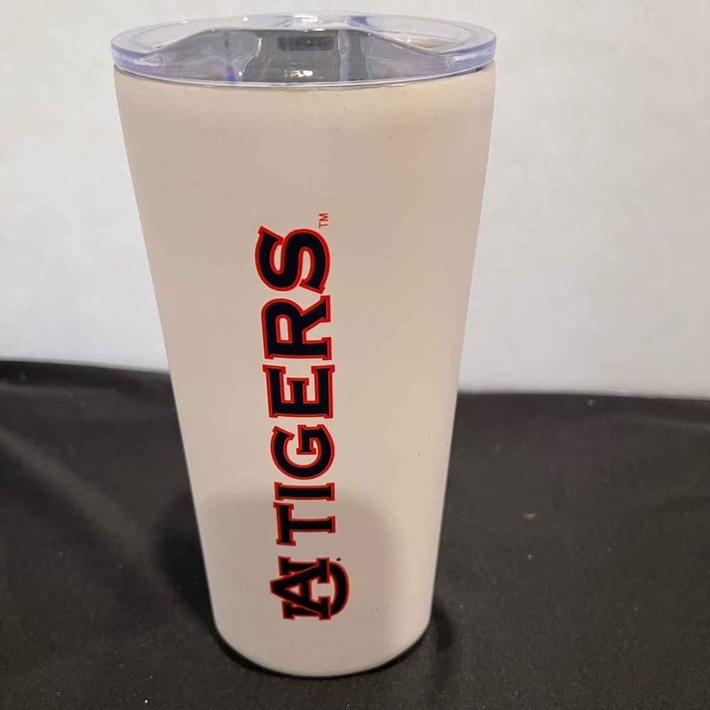University of Auburn Tigers White Insulated Cup